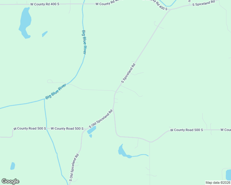 map of restaurants, bars, coffee shops, grocery stores, and more near 4736 South Old Spiceland Road in Spiceland