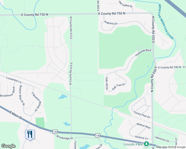 map of restaurants, bars, coffee shops, grocery stores, and more near 4913 Fennel Drive in Pittsboro
