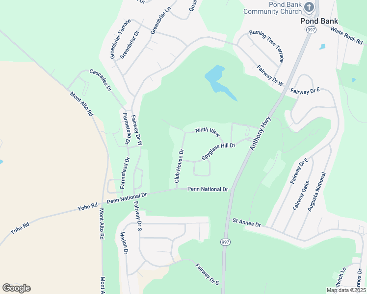 map of restaurants, bars, coffee shops, grocery stores, and more near 3720 Club House Drive in Fayetteville