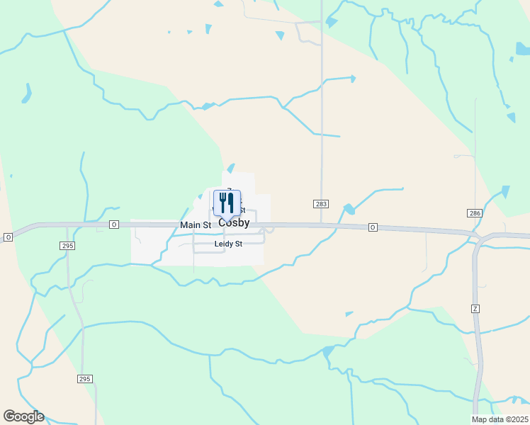map of restaurants, bars, coffee shops, grocery stores, and more near 782 Main Street in Cosby