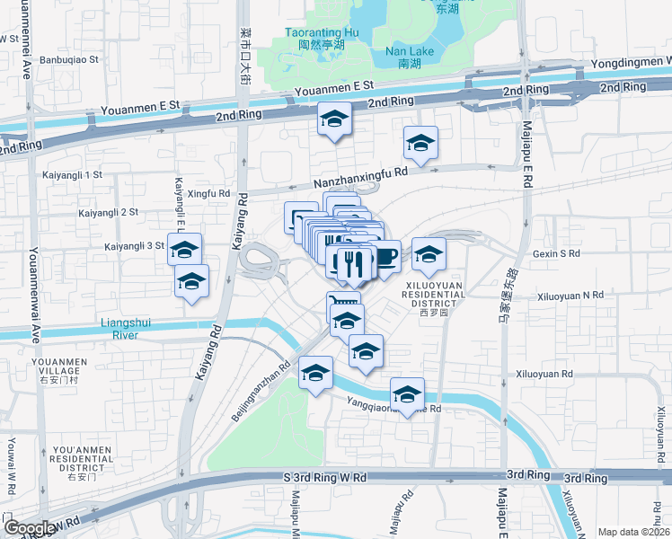 map of restaurants, bars, coffee shops, grocery stores, and more near in 