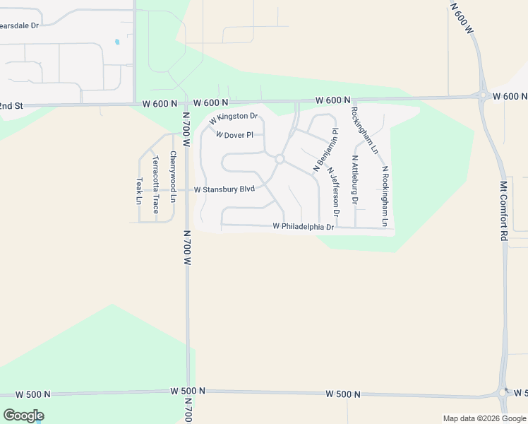 map of restaurants, bars, coffee shops, grocery stores, and more near 6755 West Littleton Drive in McCordsville