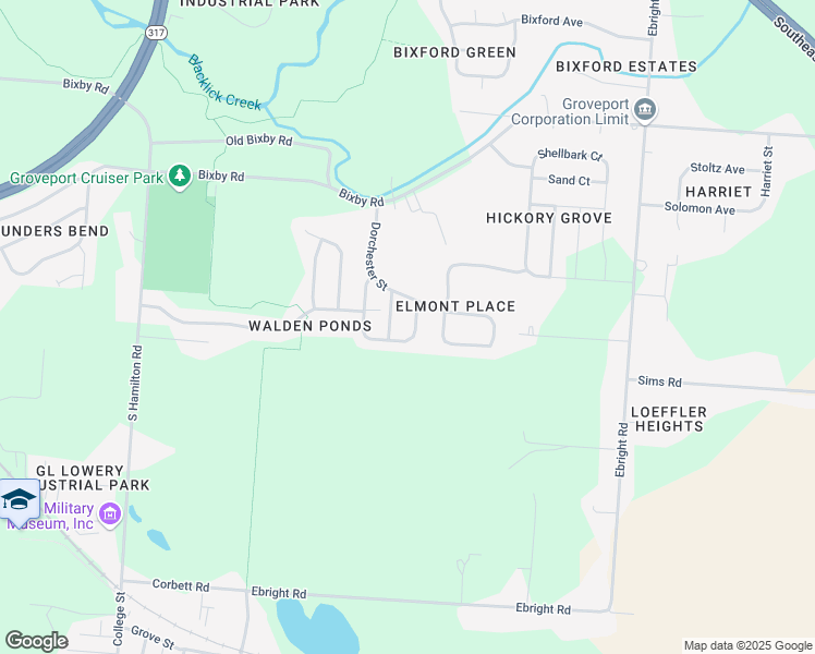 map of restaurants, bars, coffee shops, grocery stores, and more near 5749 Rarey Avenue East in Groveport