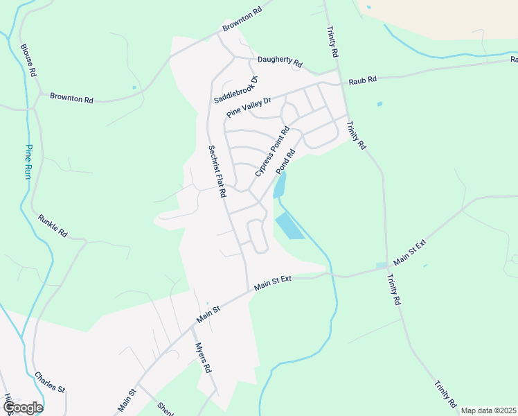 map of restaurants, bars, coffee shops, grocery stores, and more near 55 Pond Road in Felton