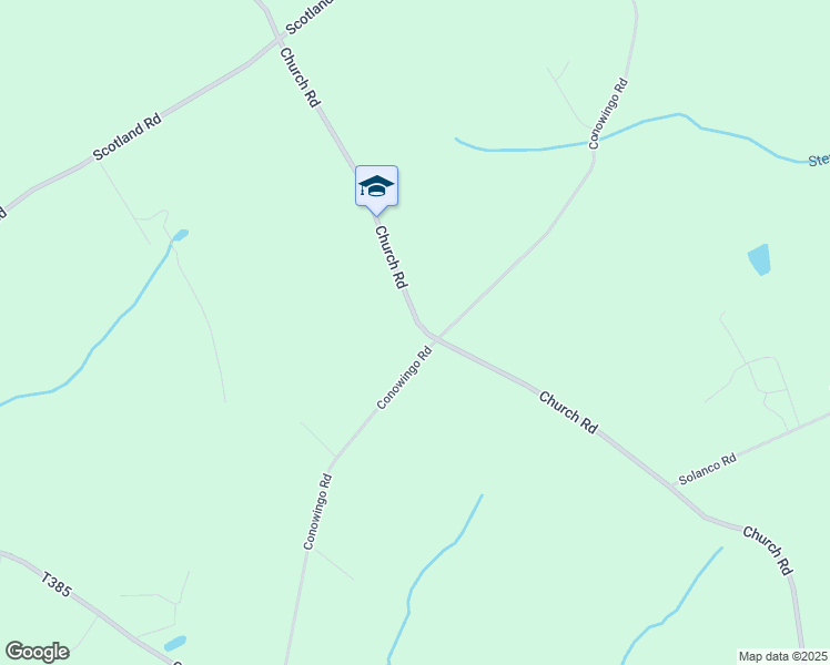 map of restaurants, bars, coffee shops, grocery stores, and more near 438 Church Road in Quarryville