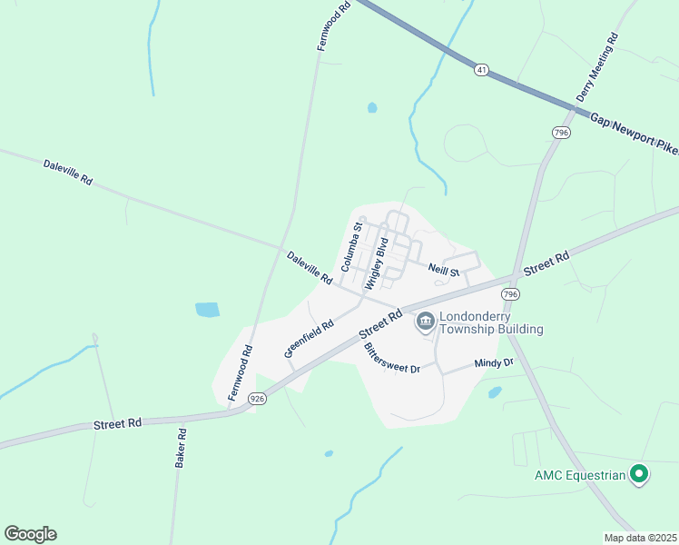 map of restaurants, bars, coffee shops, grocery stores, and more near 204 Columba Street in Cochranville