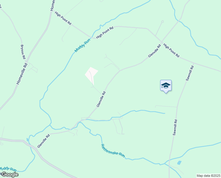 map of restaurants, bars, coffee shops, grocery stores, and more near 4025 Glenville Road in Cochranville