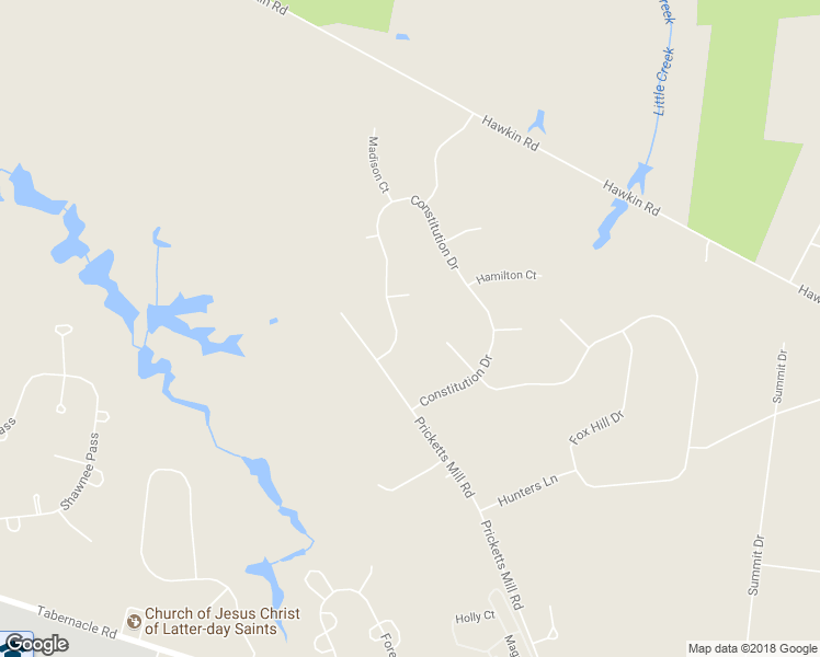 map of restaurants, bars, coffee shops, grocery stores, and more near 6 Constitution Drive in Southampton Township