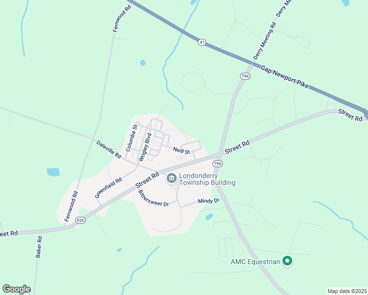 map of restaurants, bars, coffee shops, grocery stores, and more near 812 Wren Lane in Cochranville