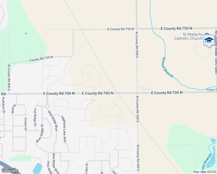 map of restaurants, bars, coffee shops, grocery stores, and more near 8780 East County Road 700 North in Brownsburg