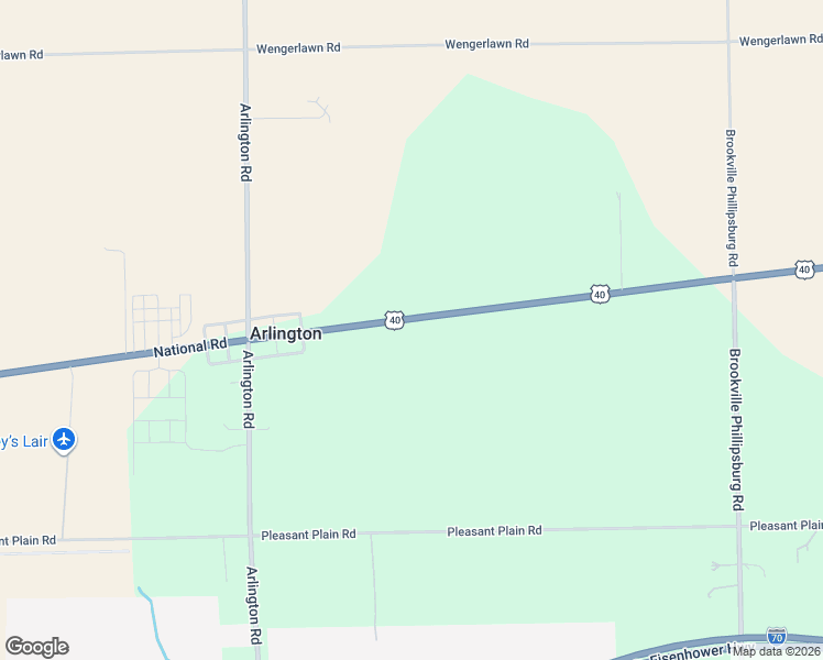 map of restaurants, bars, coffee shops, grocery stores, and more near 8713 National Road in New Carlisle