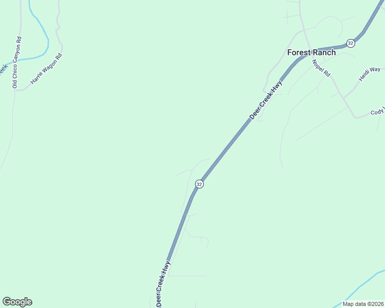 map of restaurants, bars, coffee shops, grocery stores, and more near 15315 Toll Gate Way in Forest Ranch