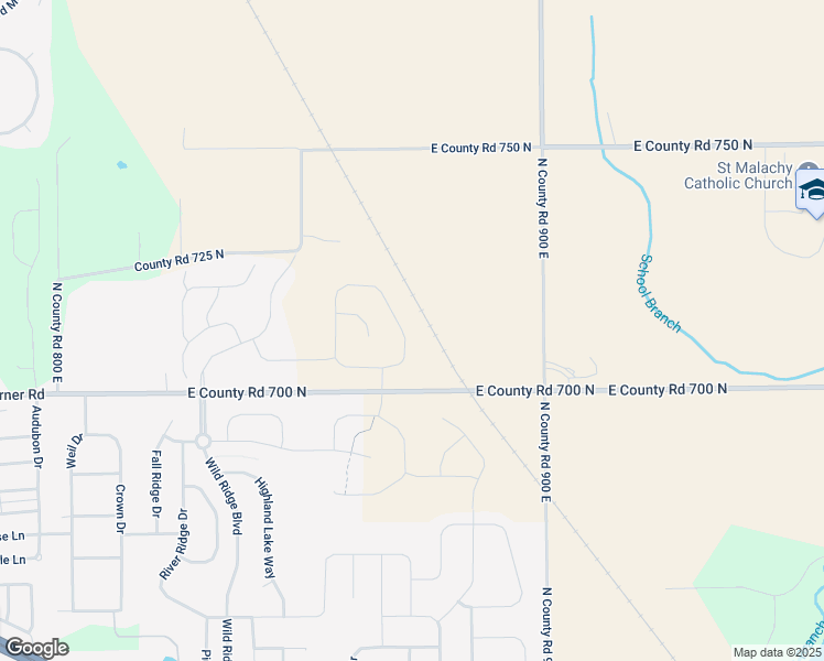 map of restaurants, bars, coffee shops, grocery stores, and more near 8780 East County Road 700 North in Brownsburg