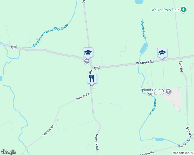 map of restaurants, bars, coffee shops, grocery stores, and more near 1660 Newark Road in Kennett Square