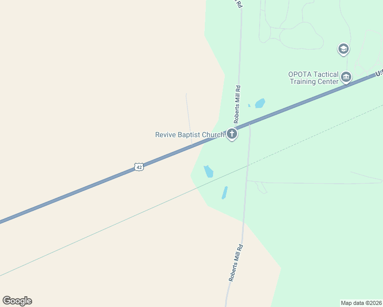 map of restaurants, bars, coffee shops, grocery stores, and more near 2415 U.S. 42 in London