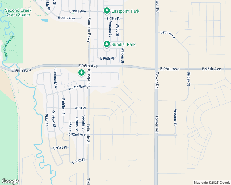 map of restaurants, bars, coffee shops, grocery stores, and more near Unnamed Road in Commerce City