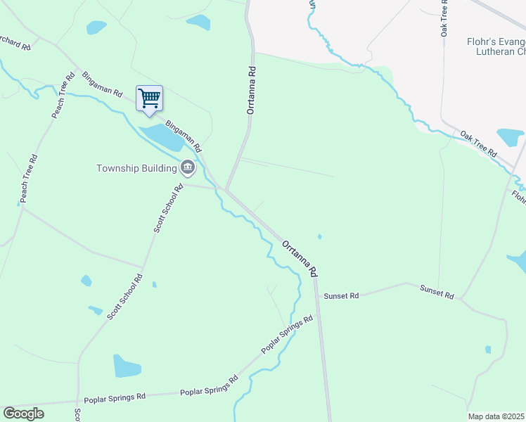 map of restaurants, bars, coffee shops, grocery stores, and more near 576 Orrtanna Road in Orrtanna