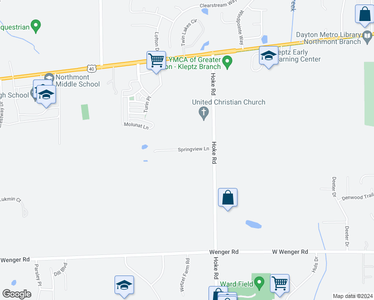 map of restaurants, bars, coffee shops, grocery stores, and more near 8495 Hoke Road in Clayton