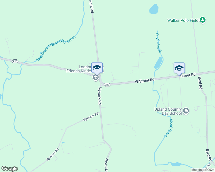map of restaurants, bars, coffee shops, grocery stores, and more near 486 West Street Road in Kennett Square