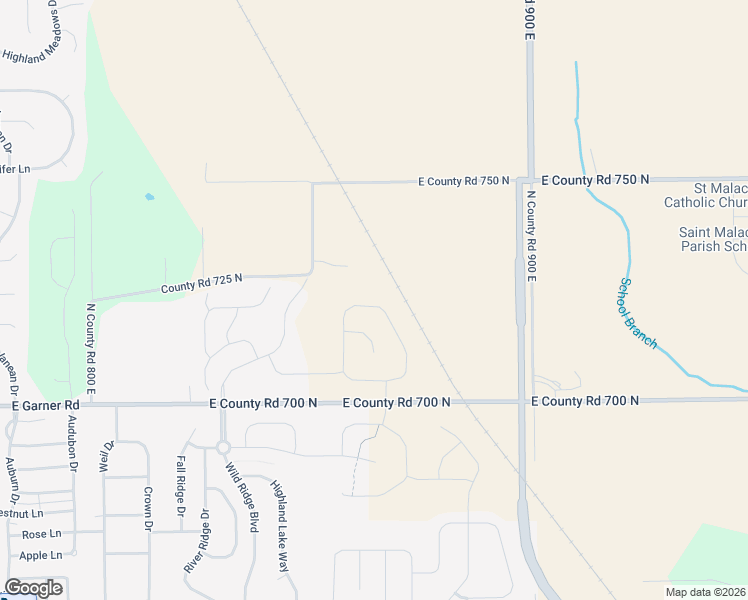 map of restaurants, bars, coffee shops, grocery stores, and more near 7345 North County Road 850 East in Brownsburg