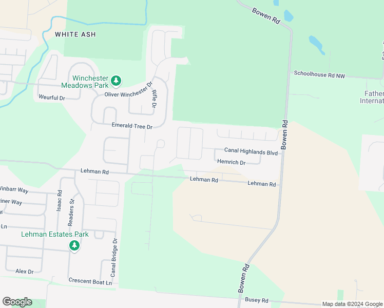 map of restaurants, bars, coffee shops, grocery stores, and more near 5500 Rockhurst Drive in Canal Winchester