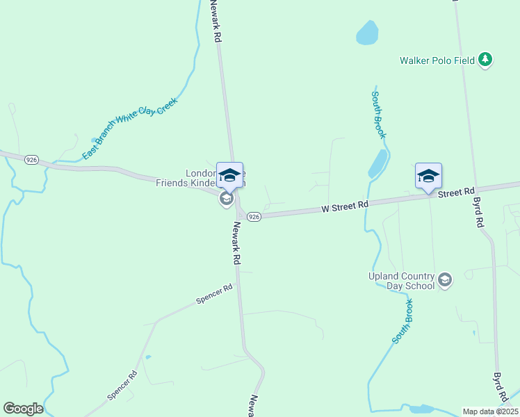 map of restaurants, bars, coffee shops, grocery stores, and more near 483 West Street Road in Kennett Square