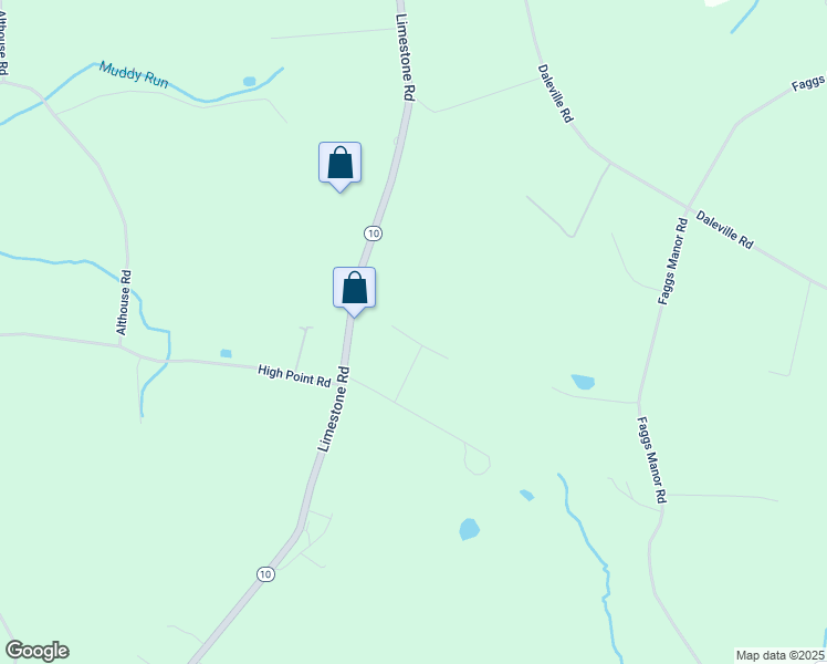 map of restaurants, bars, coffee shops, grocery stores, and more near 46 West Praecipe Way in Cochranville