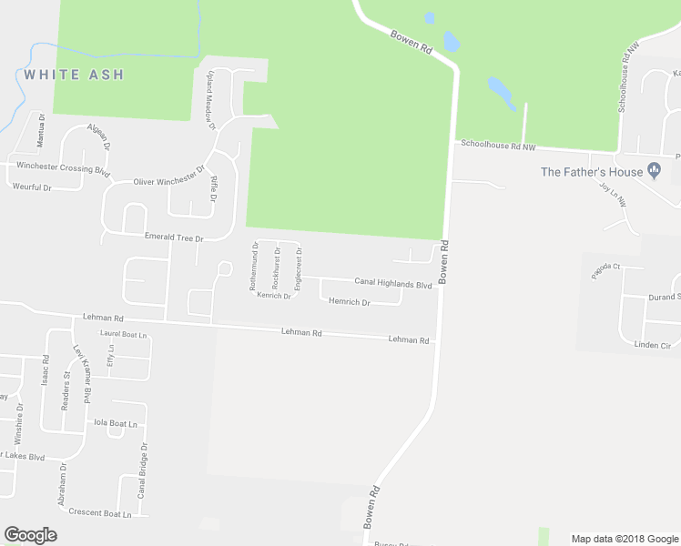 map of restaurants, bars, coffee shops, grocery stores, and more near 7474 Canal Highlands Boulevard in Canal Winchester