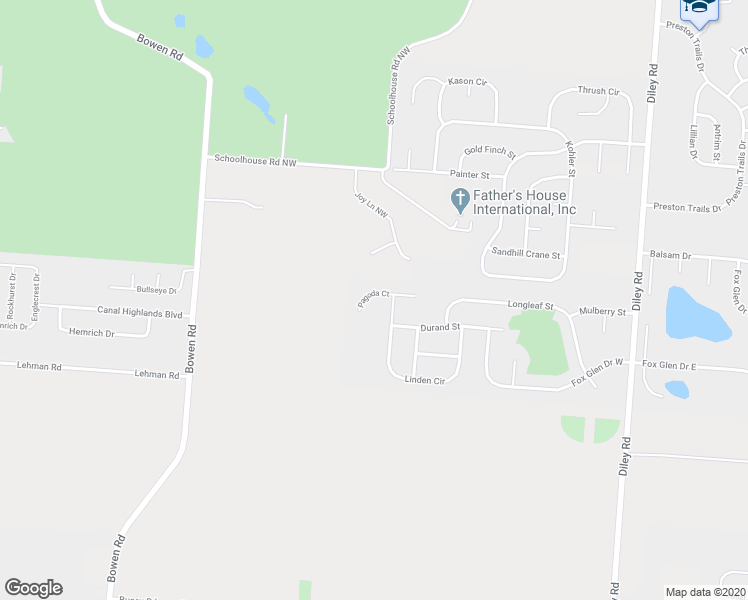 map of restaurants, bars, coffee shops, grocery stores, and more near 327 Pagoda Court in Pickerington