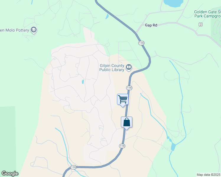map of restaurants, bars, coffee shops, grocery stores, and more near 466 Karlann Drive in Black Hawk