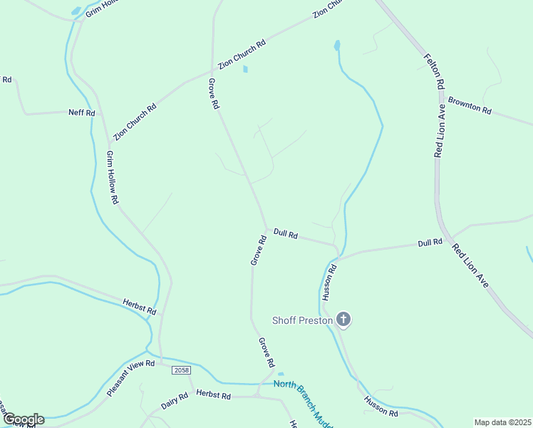 map of restaurants, bars, coffee shops, grocery stores, and more near 315 Grove Road in Red Lion