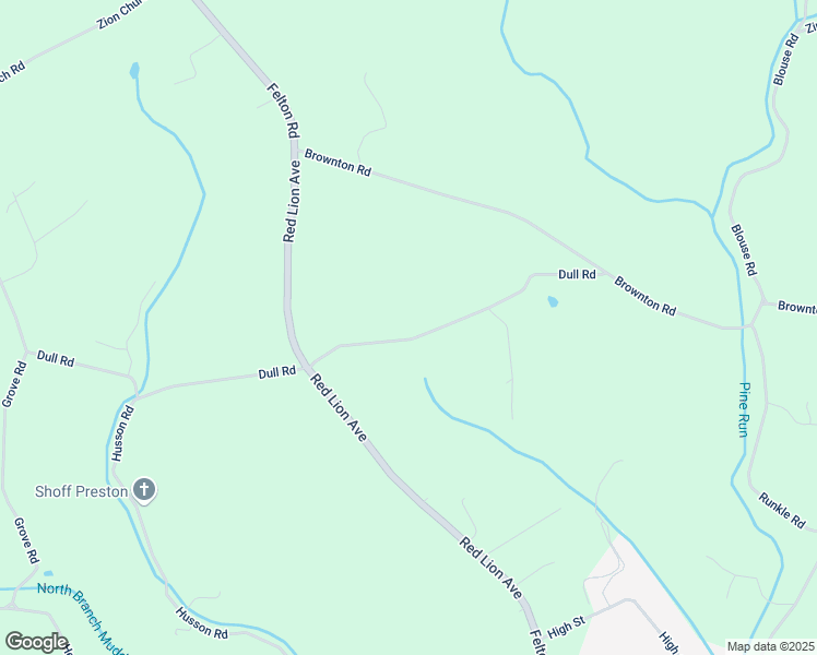 map of restaurants, bars, coffee shops, grocery stores, and more near 435 Dull Road in Felton