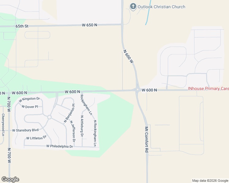 map of restaurants, bars, coffee shops, grocery stores, and more near 5871 BroadAcre Drive in McCordsville