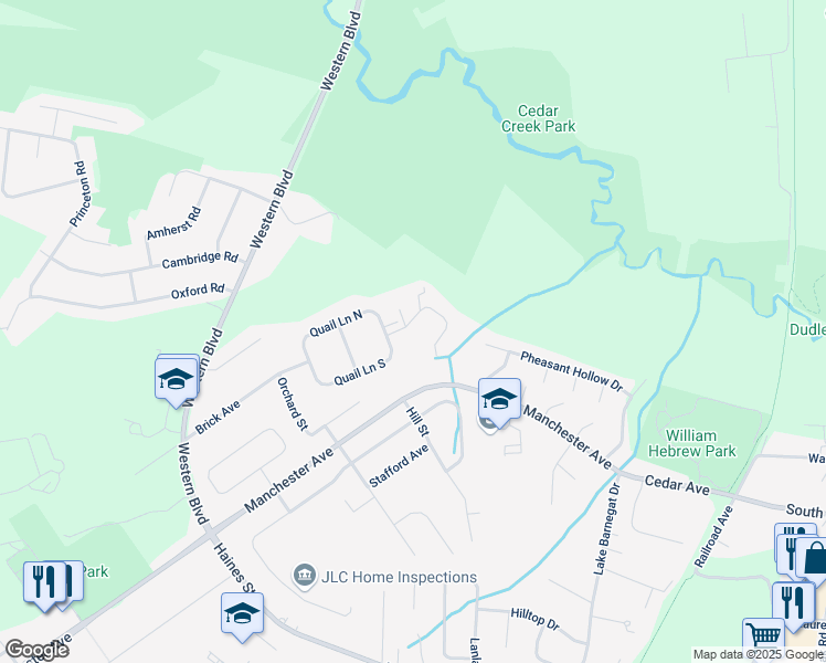 map of restaurants, bars, coffee shops, grocery stores, and more near 217 Donald Street in Lacey Township