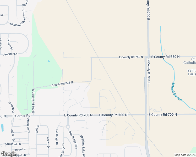 map of restaurants, bars, coffee shops, grocery stores, and more near 7345 North County Road 850 East in Brownsburg