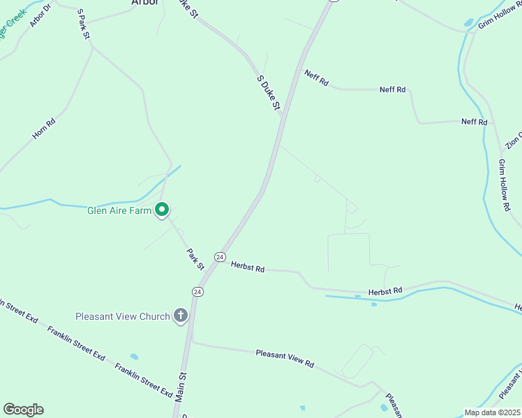 map of restaurants, bars, coffee shops, grocery stores, and more near 9901 Winterstown Road in Red Lion