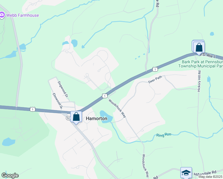 map of restaurants, bars, coffee shops, grocery stores, and more near 1109 East Baltimore Pike in Kennett Square