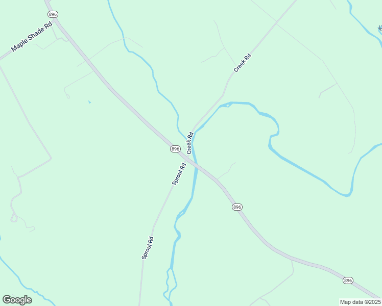 map of restaurants, bars, coffee shops, grocery stores, and more near 669 Creek Road in Christiana