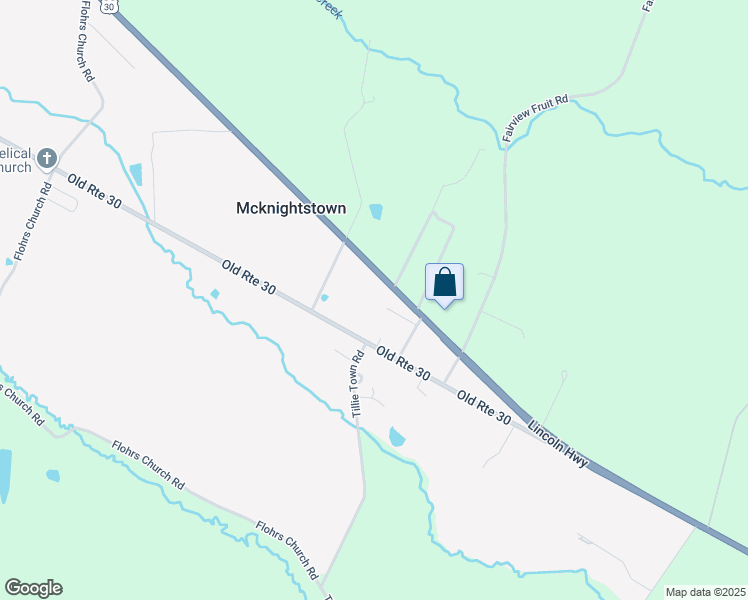 map of restaurants, bars, coffee shops, grocery stores, and more near 50 Lincoln View Drive in Biglerville