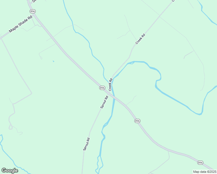 map of restaurants, bars, coffee shops, grocery stores, and more near 670 Creek Road in Christiana