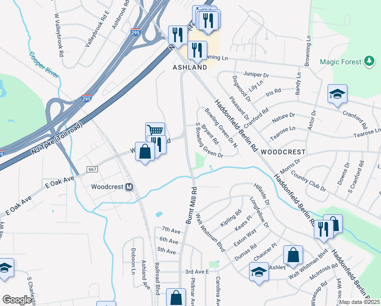 1614 Burnt Mill Road, Cherry Hill NJ Walk Score