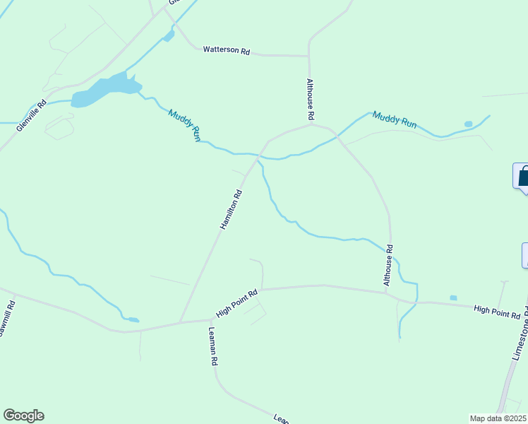 map of restaurants, bars, coffee shops, grocery stores, and more near 475 Hamilton Road in Cochranville