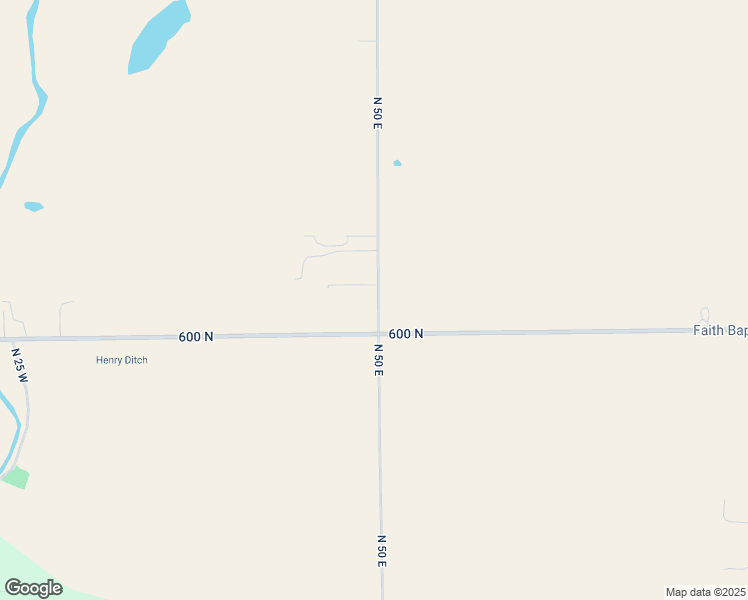 map of restaurants, bars, coffee shops, grocery stores, and more near 838 East 600 North in Greenfield