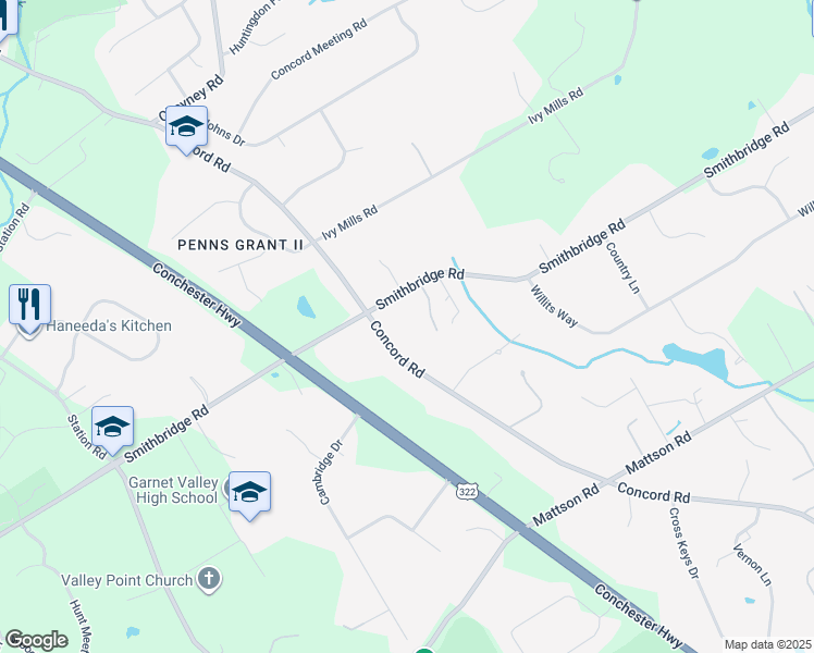 435 Concord Road, Chadds Ford PA Walk Score