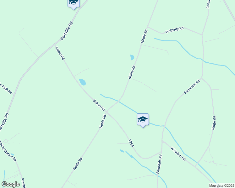 map of restaurants, bars, coffee shops, grocery stores, and more near 1627 Noble Road in Kirkwood