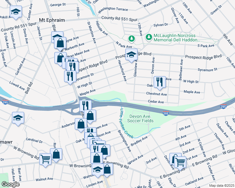 1820 Maple Avenue, Haddon Heights NJ Walk Score