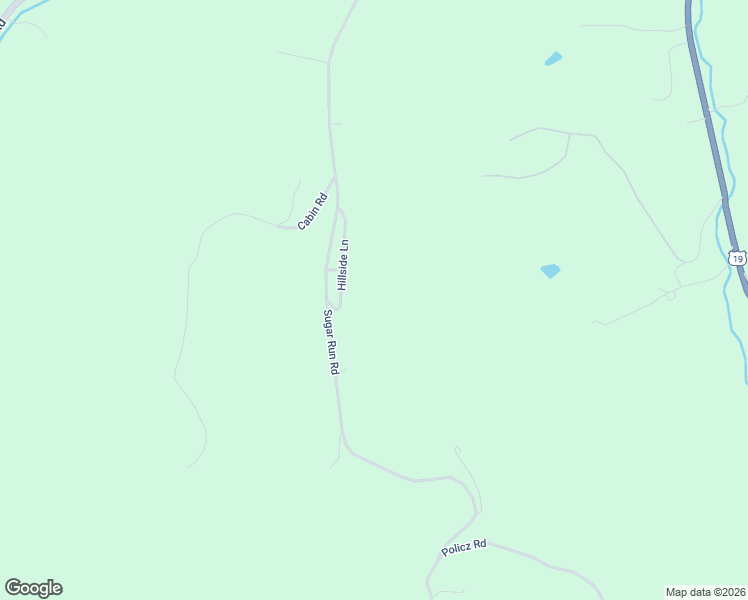 map of restaurants, bars, coffee shops, grocery stores, and more near 132 Hillside Lane in Waynesburg