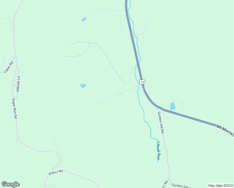 map of restaurants, bars, coffee shops, grocery stores, and more near 208 Laurel Run Road in Waynesburg