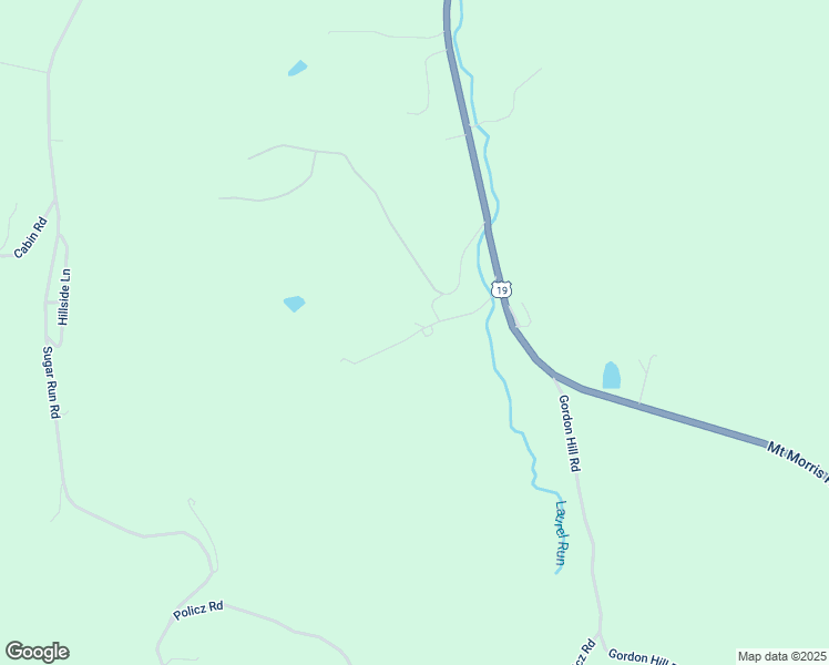 map of restaurants, bars, coffee shops, grocery stores, and more near 208 Laurel Run Road in Waynesburg