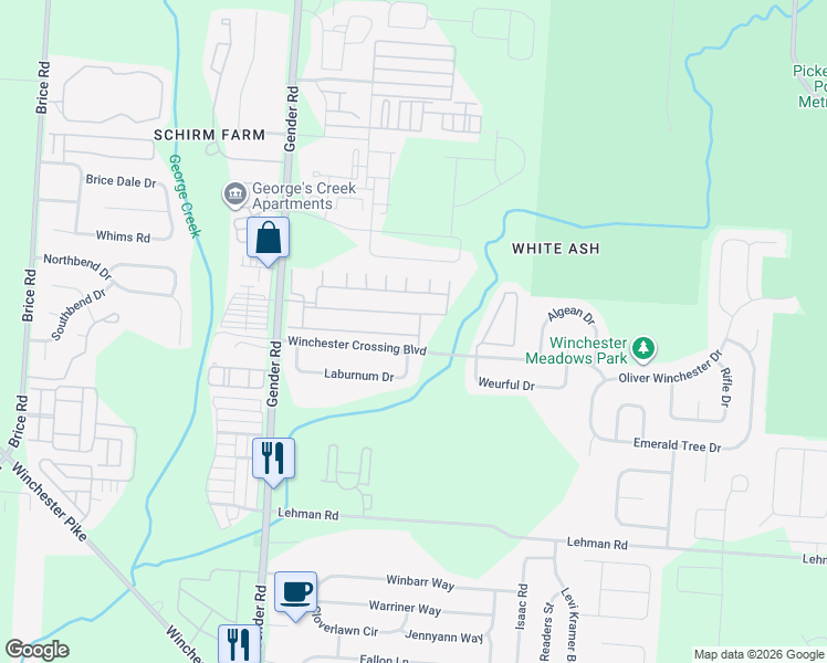 map of restaurants, bars, coffee shops, grocery stores, and more near 6776 Lagrange Drive in Canal Winchester